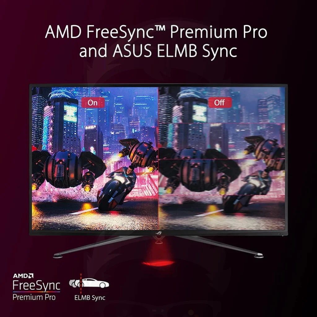 ASUS ROG Strix XG43UQ 43” 4K HDR 144Hz 1ms HDR HDMI 2.1 Sync & FreeSync™ ASUS ROG Strix XG43UQ 43” 4K HDR 144Hz 1ms HDR HDMI 2.1 Sync & FreeSync™